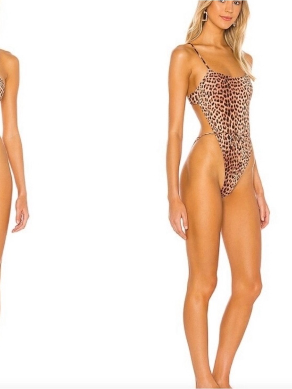 Monica Hansen Leopard-Print One-Piece Swimsuit - cheetah